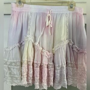 Loveshackfancy Becca mini skirt